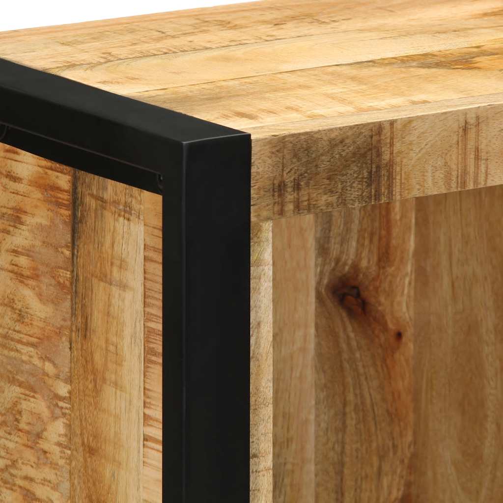 Bathroom Cabinet 40x30x90 cm Solid Wood Rough Mango
