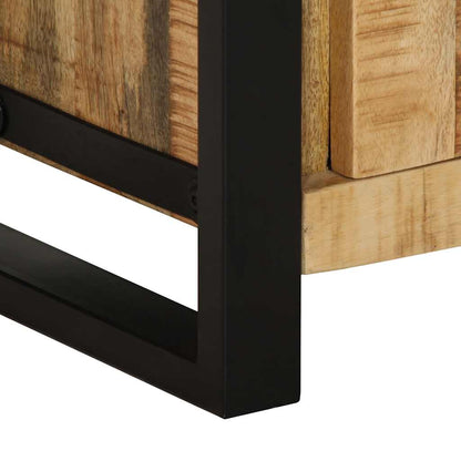 Bathroom Cabinet 40x30x90 cm Solid Wood Rough Mango