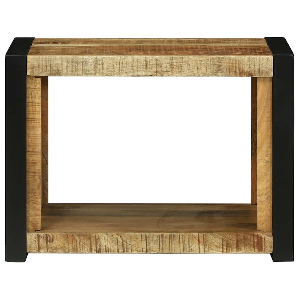 Wall Cube with Storage Brown 55 x 35 x 40 cm Solid Mango Wood