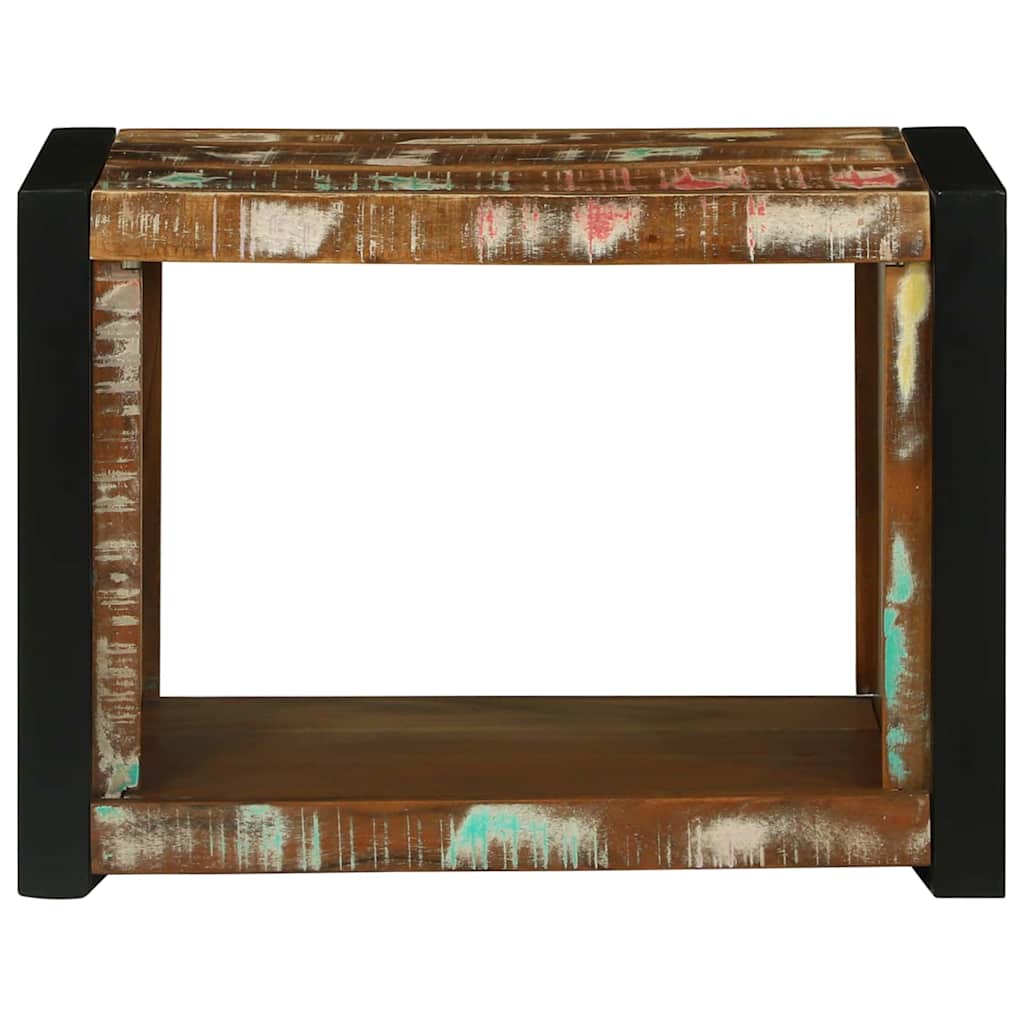 Wall Cube with Storage Brown 55 x 35 x 40 cm Solid Reclaim Wood