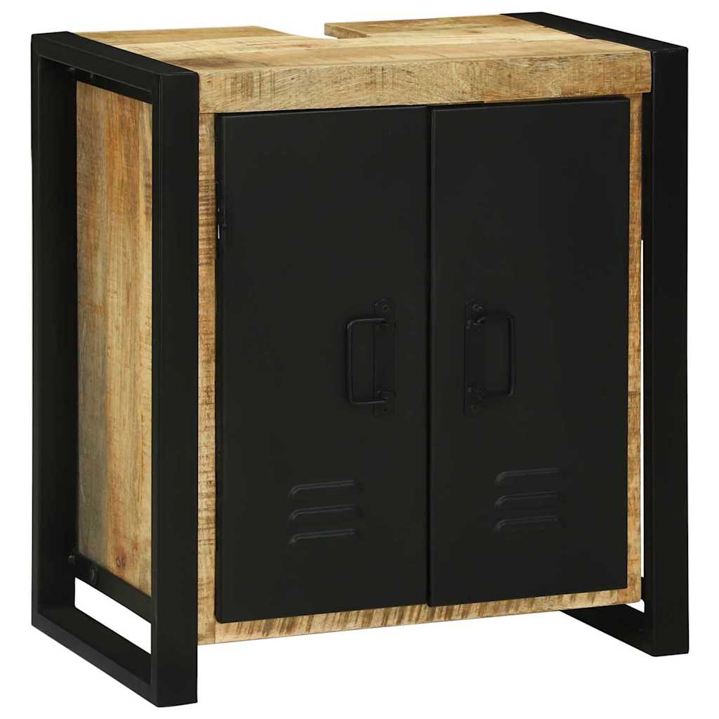 Sink cabinet with Shelf Brown 55 x 35 x 60 cm Solid Mango Wood