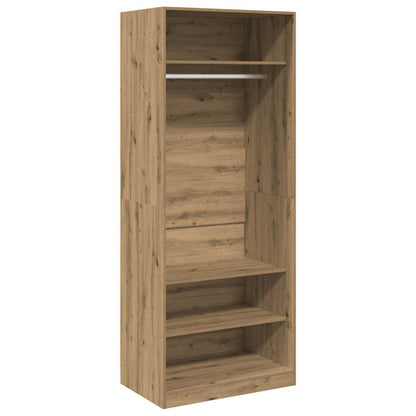 Wardrobe Artisian Oak 80x50x200 cm Engineered Wood