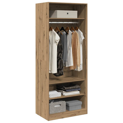 Wardrobe Artisian Oak 80x50x200 cm Engineered Wood