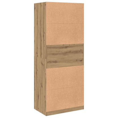 Wardrobe Artisian Oak 80x50x200 cm Engineered Wood