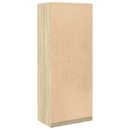 Wardrobe Sonoma Oak 80x50x200 cm Engineered Wood