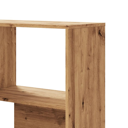 Corner Bookcase 4-Tier Artisian Oak 85x85x140 cm Engineered Wood
