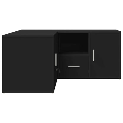 Corner Cabinet Black 160x40x45 cm Engineered Wood