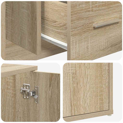 Corner Cabinet Sonoma Oak 160x40x45 cm Engineered Wood