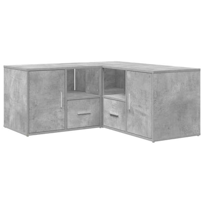 Corner Cabinet Concrete Grey 160x40x45 cm Engineered Wood