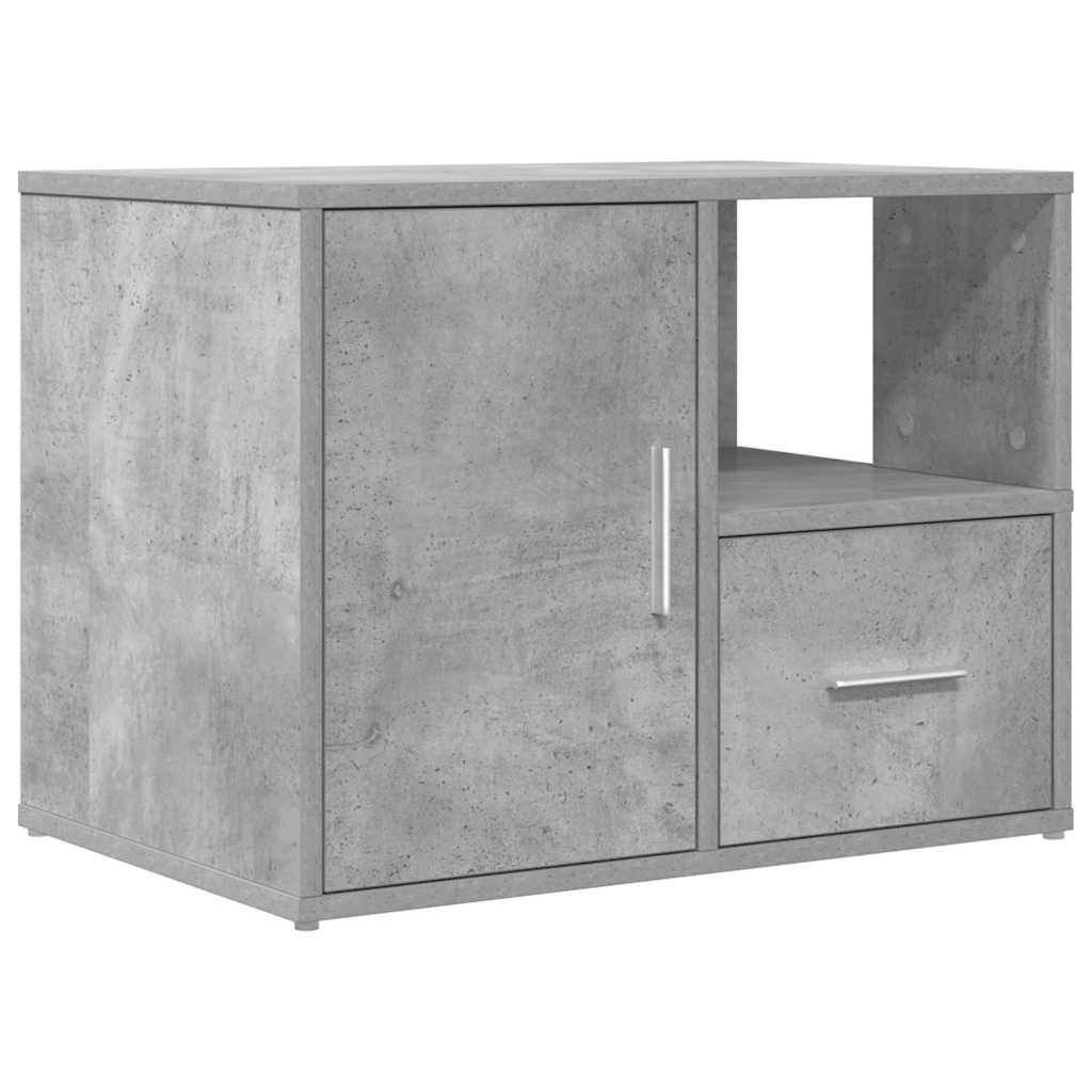 Corner Cabinet Concrete Grey 160x40x45 cm Engineered Wood