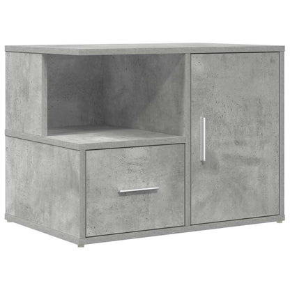 Corner Cabinet Concrete Grey 160x40x45 cm Engineered Wood