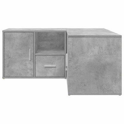 Corner Cabinet Concrete Grey 160x40x45 cm Engineered Wood