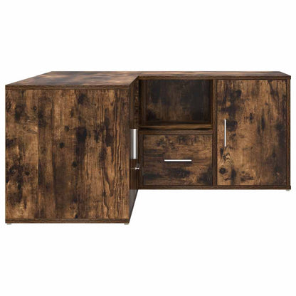 Corner Cabinet Smoked Oak 160x40x45 cm Engineered Wood