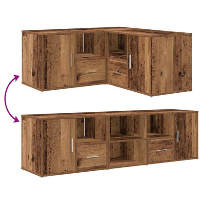 Corner Cabinet Old Wood 160x40x45 cm Engineered Wood