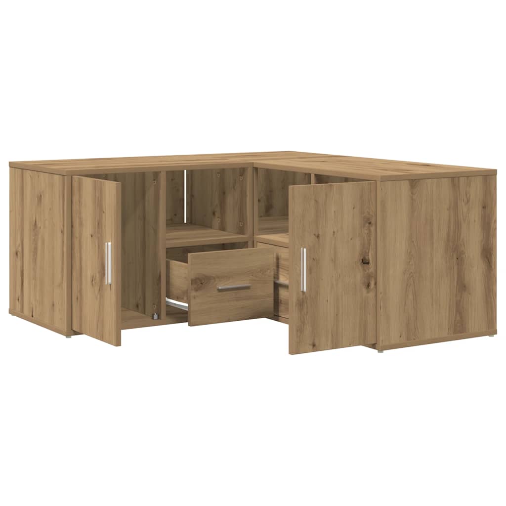 Corner Cabinet Artisian Oak 160x40x45 cm Engineered Wood