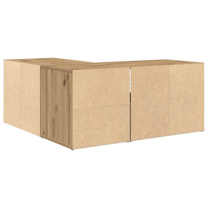 Corner Cabinet Artisian Oak 160x40x45 cm Engineered Wood