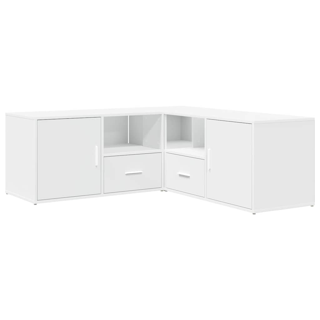 Corner Cabinet White 200x40x45 cm Engineered Wood