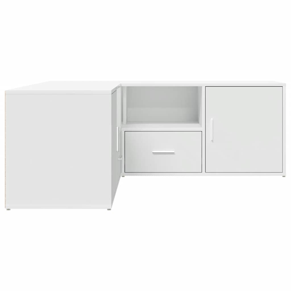 Corner Cabinet White 200x40x45 cm Engineered Wood