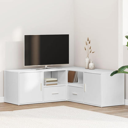 Corner Cabinet White 200x40x45 cm Engineered Wood