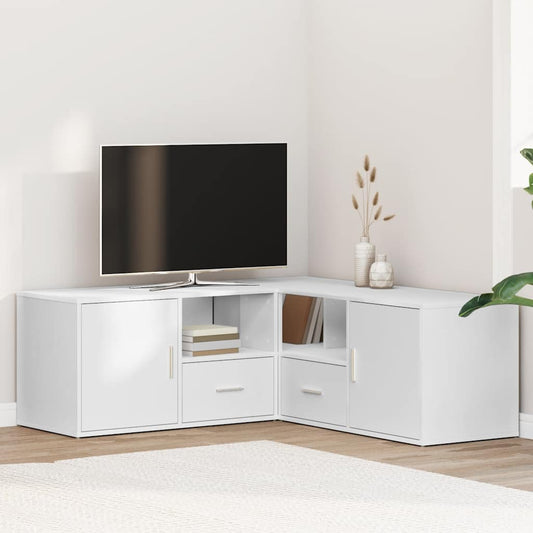 Corner Cabinet White 200x40x45 cm Engineered Wood