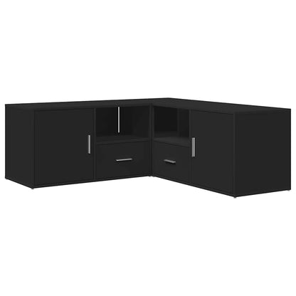 Corner Cabinet Black 200x40x45 cm Engineered Wood