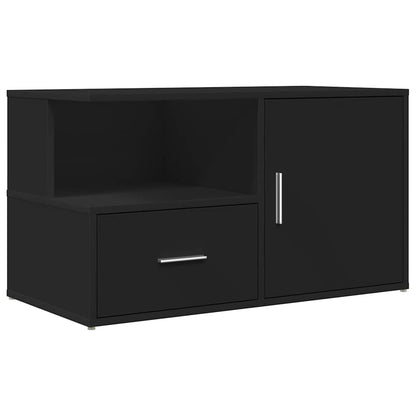 Corner Cabinet Black 200x40x45 cm Engineered Wood