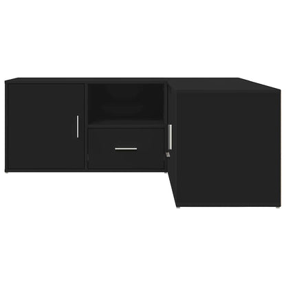 Corner Cabinet Black 200x40x45 cm Engineered Wood