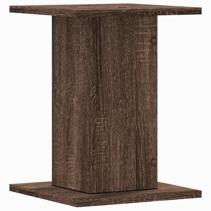 Plant Stands 2 pcs Brown Oak 30x30x40 cm Engineered Wood