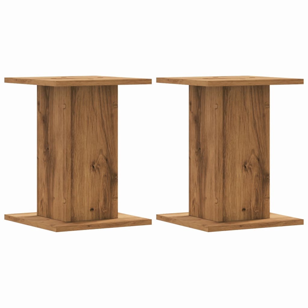 Plant Stands 2 pcs Artisian Oak 30x30x40 cm Engineered Wood