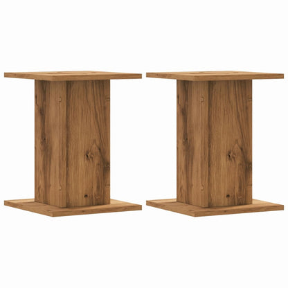 Plant Stands 2 pcs Artisian Oak 30x30x40 cm Engineered Wood