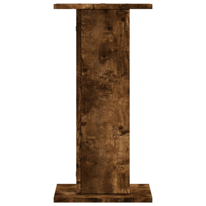 Plant Stands 2 pcs Smoked Oak 30x30x60 cm Engineered Wood