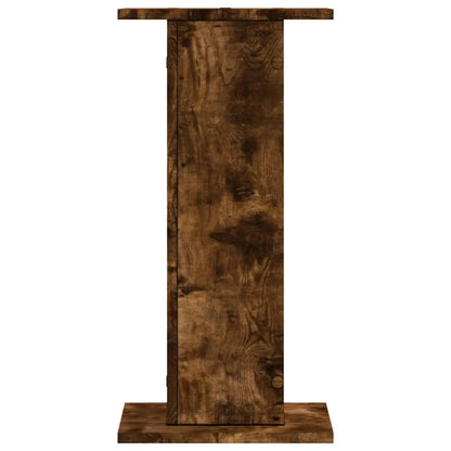 Plant Stands 2 pcs Smoked Oak 30x30x60 cm Engineered Wood