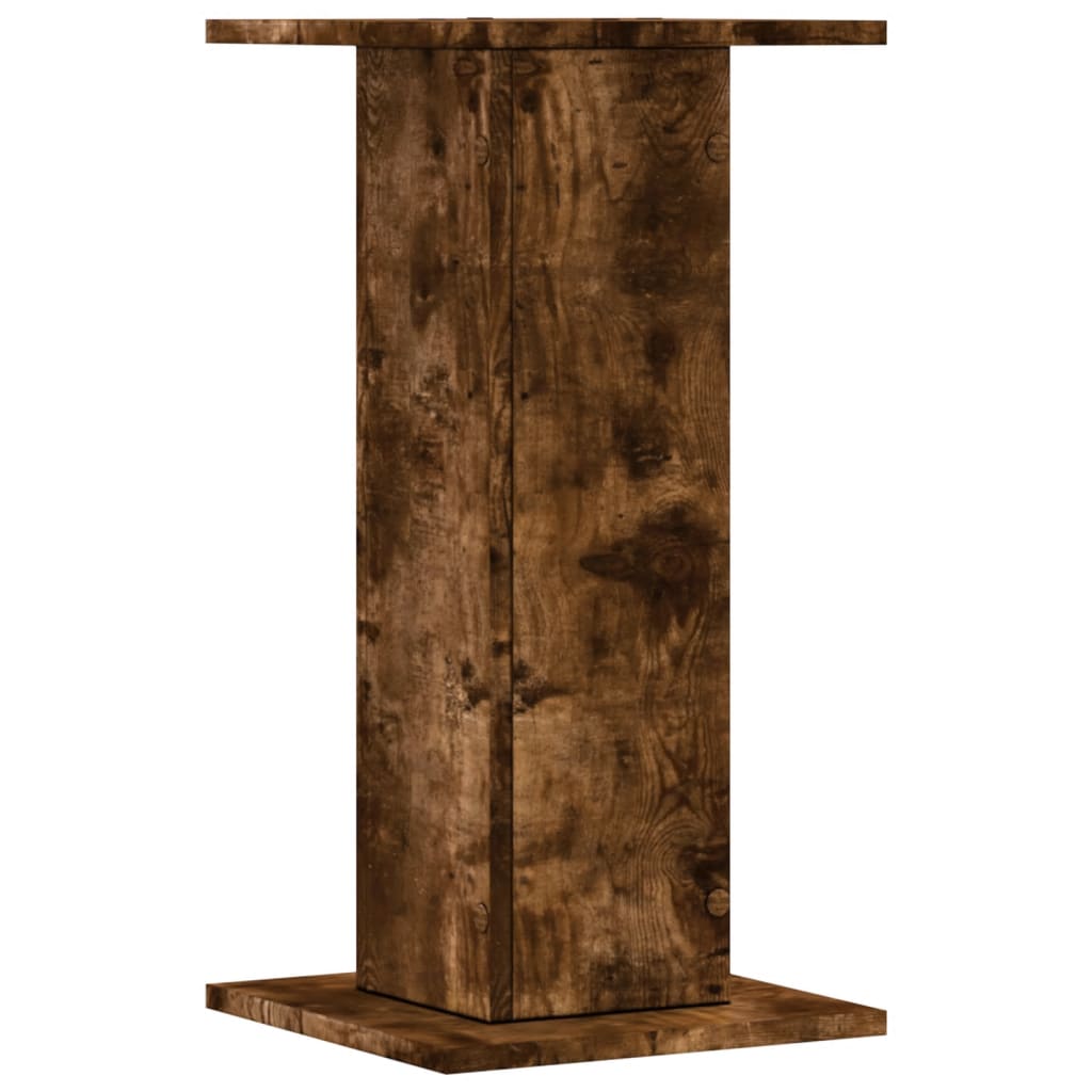 Plant Stands 2 pcs Smoked Oak 30x30x60 cm Engineered Wood