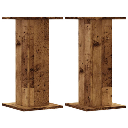 Plant Stands 2 pcs Old Wood 30x30x60 cm Engineered Wood