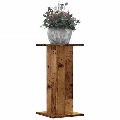 Plant Stands 2 pcs Old Wood 30x30x60 cm Engineered Wood