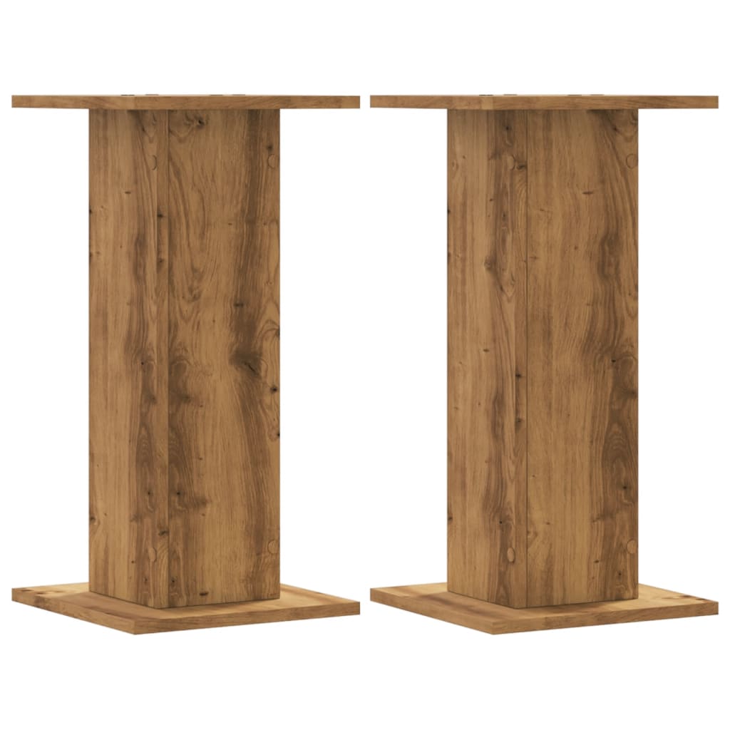 Plant Stands 2 pcs Artisian Oak 30x30x60 cm Engineered Wood