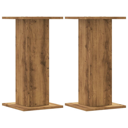 Plant Stands 2 pcs Artisian Oak 30x30x60 cm Engineered Wood