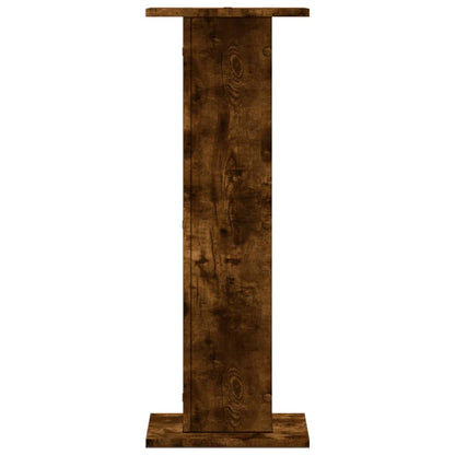 Plant Stands 2 pcs Smoked Oak 30x30x80 cm Engineered Wood