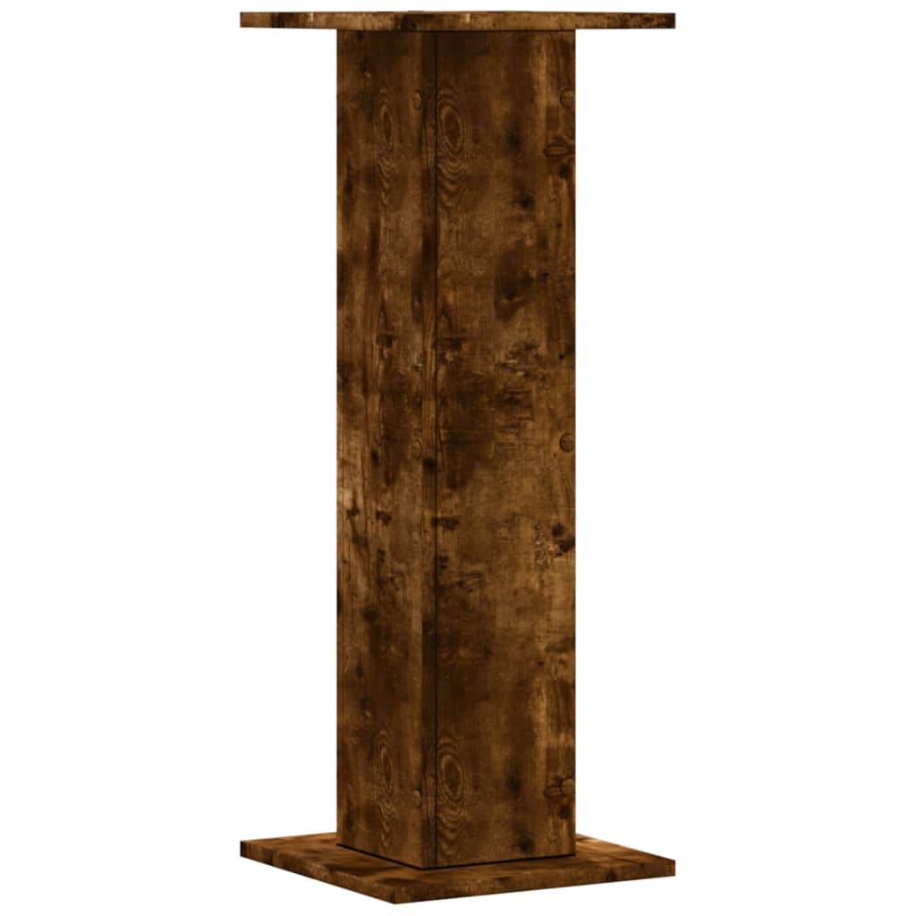 Plant Stands 2 pcs Smoked Oak 30x30x80 cm Engineered Wood