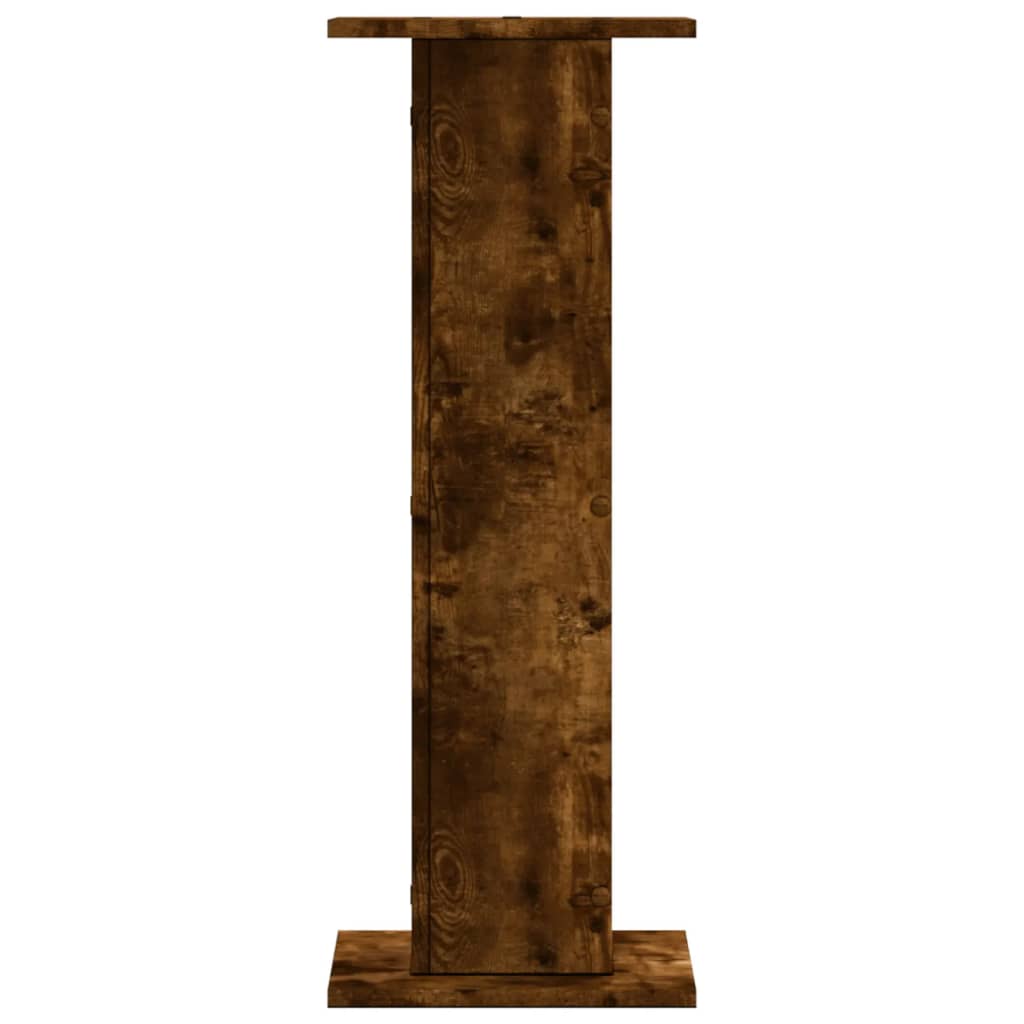 Plant Stands 2 pcs Smoked Oak 30x30x80 cm Engineered Wood