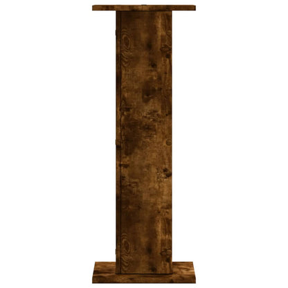 Plant Stands 2 pcs Smoked Oak 30x30x80 cm Engineered Wood