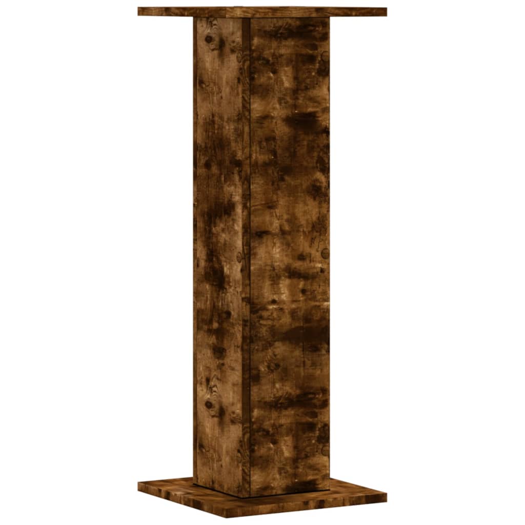 Plant Stands 2 pcs Smoked Oak 30x30x80 cm Engineered Wood