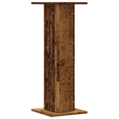 Plant Stands 2 pcs Old Wood 30x30x80 cm Engineered Wood