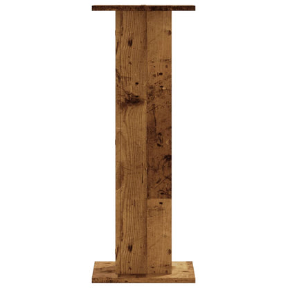 Plant Stands 2 pcs Old Wood 30x30x80 cm Engineered Wood