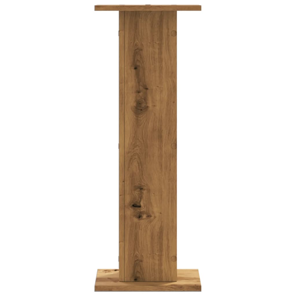 Plant Stands 2 pcs Artisian Oak 30x30x80 cm Engineered Wood