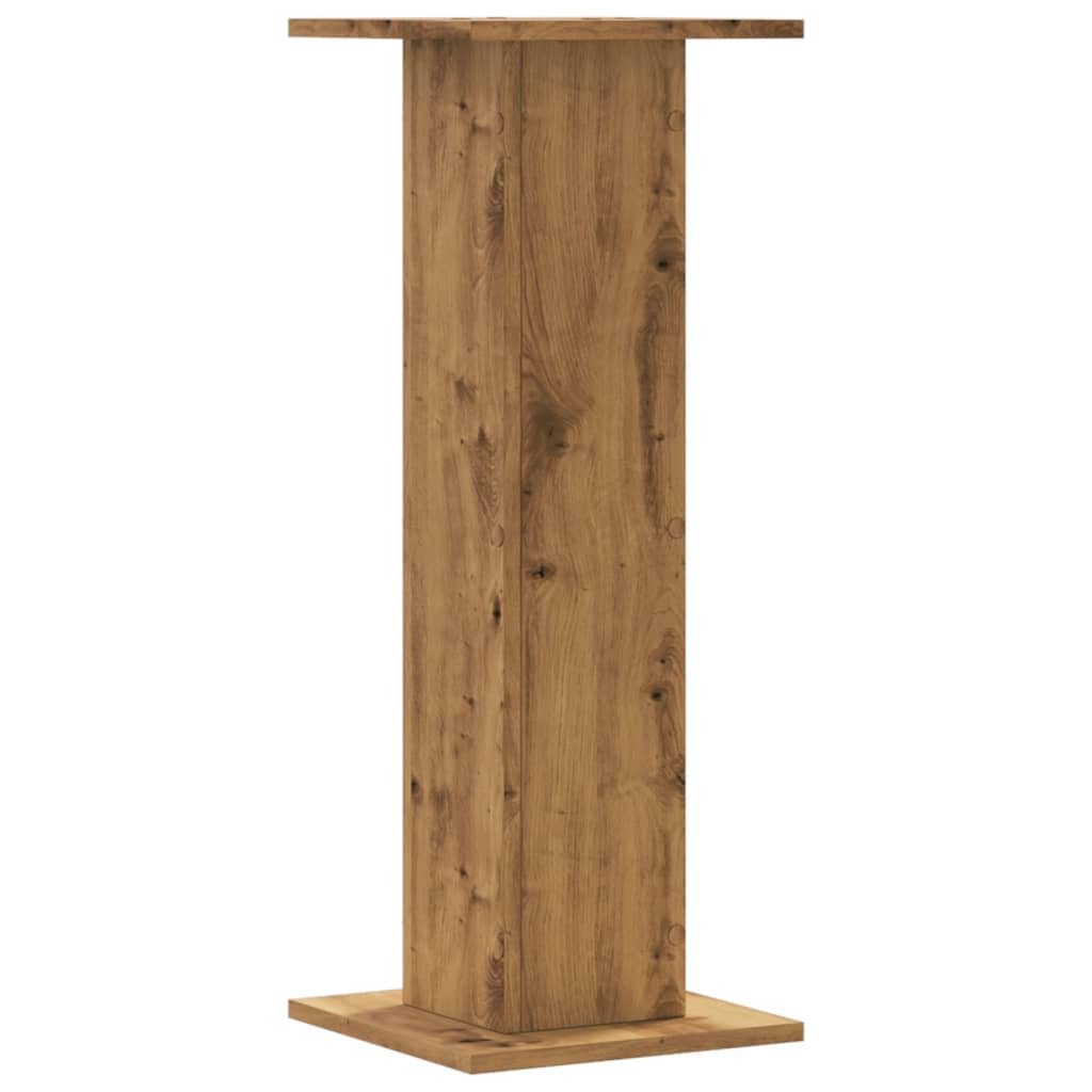 Plant Stands 2 pcs Artisian Oak 30x30x80 cm Engineered Wood