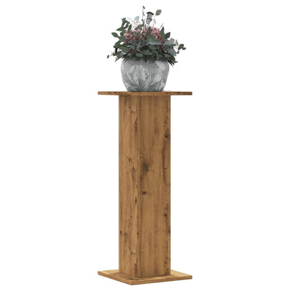 Plant Stands 2 pcs Artisian Oak 30x30x80 cm Engineered Wood