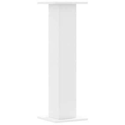 Plant Stands 2 pcs White 30x30x95 cm Engineered Wood