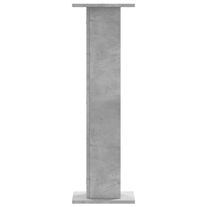 Plant Stands 2 pcs Concrete Grey 30x30x95 cm Engineered Wood