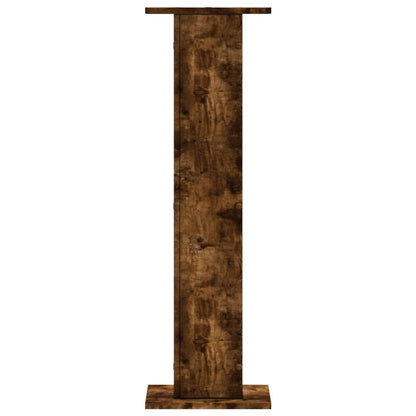 Plant Stands 2 pcs Smoked Oak 30x30x95 cm Engineered Wood